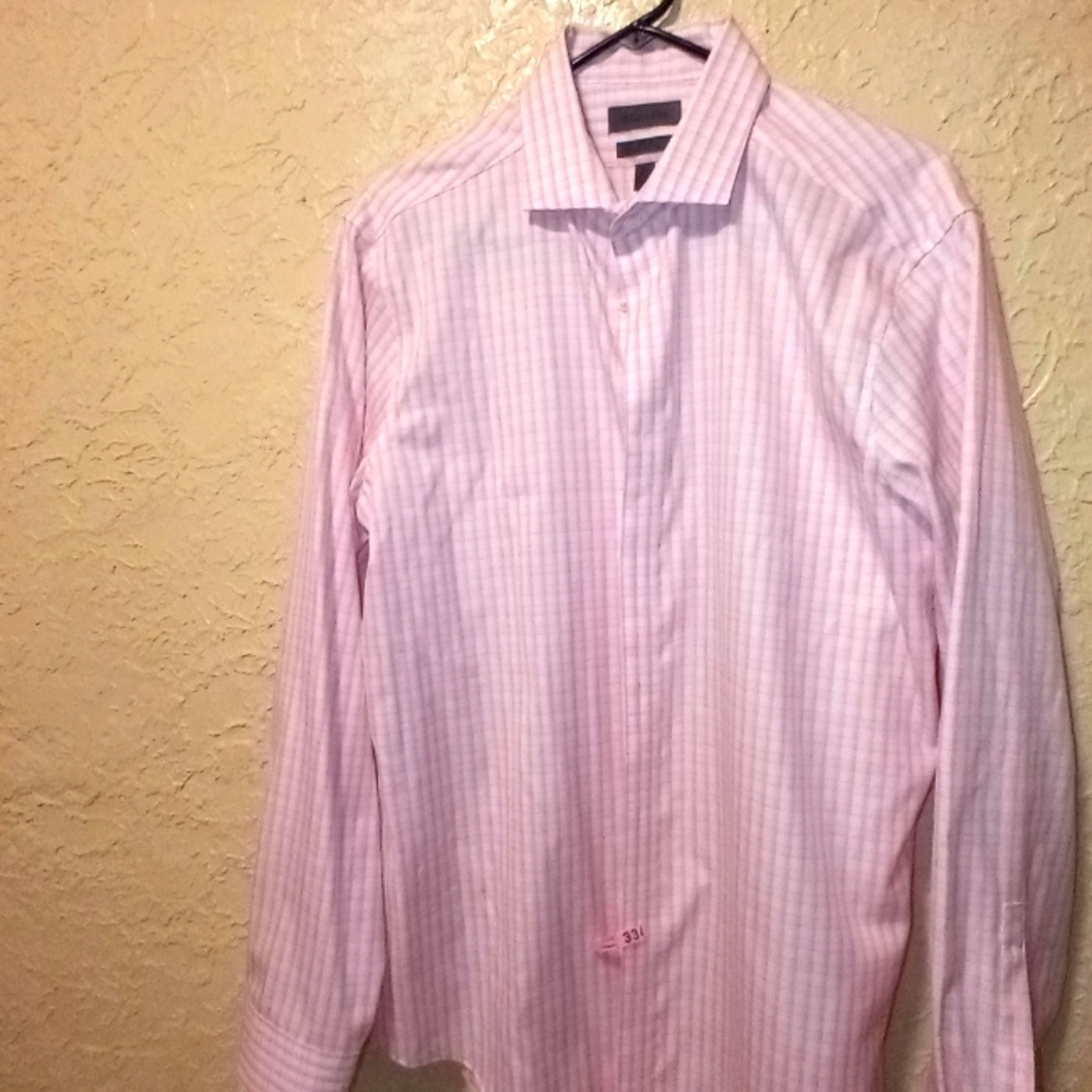Calvin Klein 16.5 /34/35 light pink long sleeve